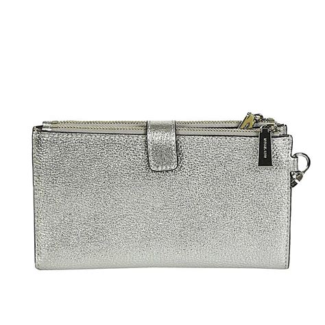 women's small michael kors wallet|Michael Kors dark silver wallet.